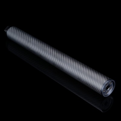 SILVERBACK Макет глушителя карбон 390 мм +24mm XXL [SBA-SIL-41]