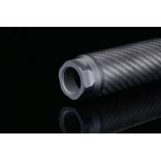 SILVERBACK Макет глушителя карбон 390 мм +24mm XXL [SBA-SIL-41]