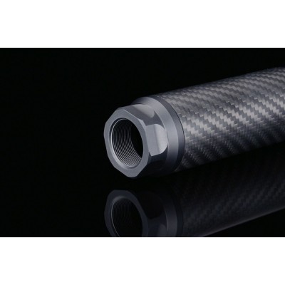 SILVERBACK Макет глушителя карбон 390 мм +24mm XXL [SBA-SIL-41]