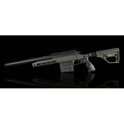 SILVERBACK Винтовка TAC-41 A2 (Алюминий)  зеленая складная V2 OD (приклад телескоп)