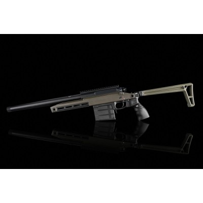 SILVERBACK Винтовка TAC-41 A2 (Алюминий)  зеленая складная V2 OD (приклад кочерга)