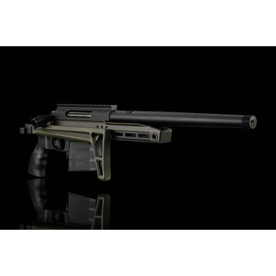 SILVERBACK Винтовка TAC-41 A2 (Алюминий)  зеленая складная V2 OD (приклад кочерга)