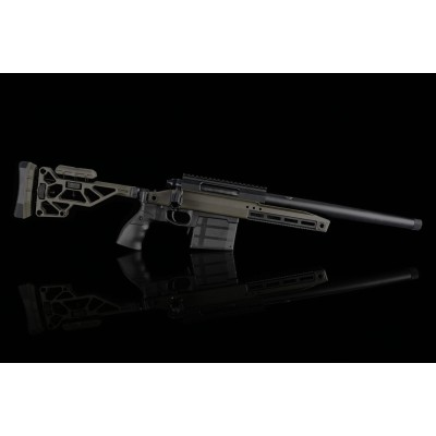 SILVERBACK Винтовка TAC-41 A2 (Алюминий)  зеленая складная V2 OD (приклад Recon)