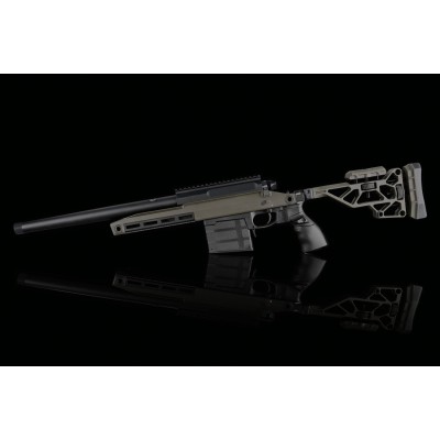SILVERBACK Винтовка TAC-41 A2 (Алюминий)  зеленая складная V2 OD (приклад Recon)