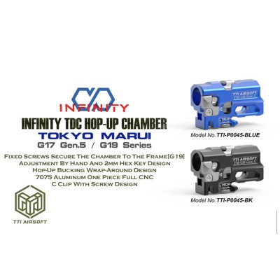 TTI Камера хопап TDC для пистолета TOKYO MARUI G17 Gen5/ G19 (синяя)
