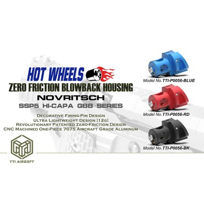 TTI Камера блоубека Zero Friction  (корпус газовой камеры) для Novritsch SSP5 GBB красная