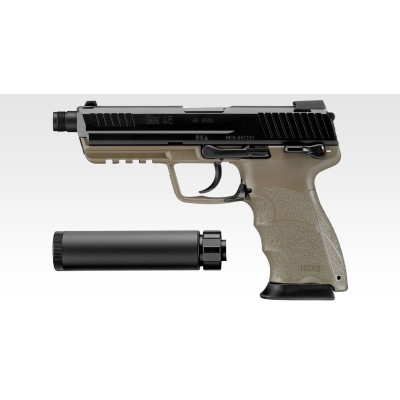 TM HK45 TACTICAL Пистолет Tokyo Marui HK45 Tactical GGBB TAN